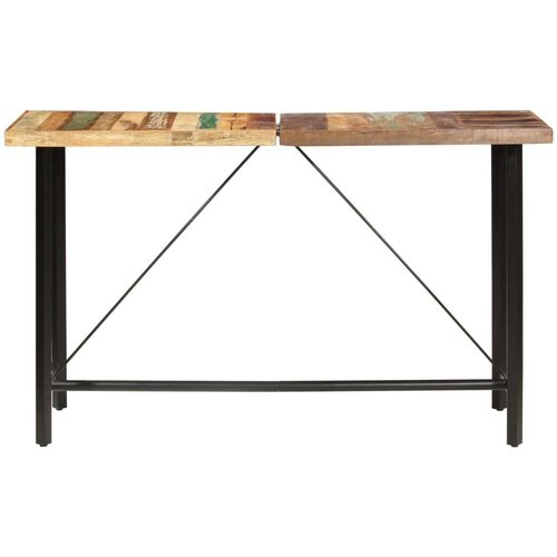 VidaXL barski stol 180 x 70 x 107 cm od masivnog obnovljenog drva Slike