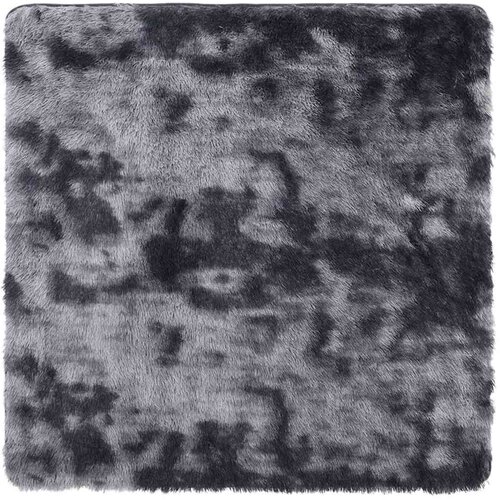 Maison Chic Visoka ko&scaron;ata Preproga, Rug temno siva 120x120 cm poliester, (22120645) Cene