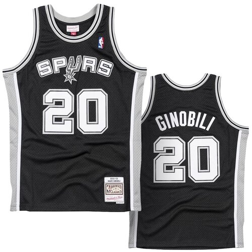 Mitchell And Ness Manu Ginobili 20 San Antonio Spurs 2002-03 Mitchell & Ness Swingman dres Cene
