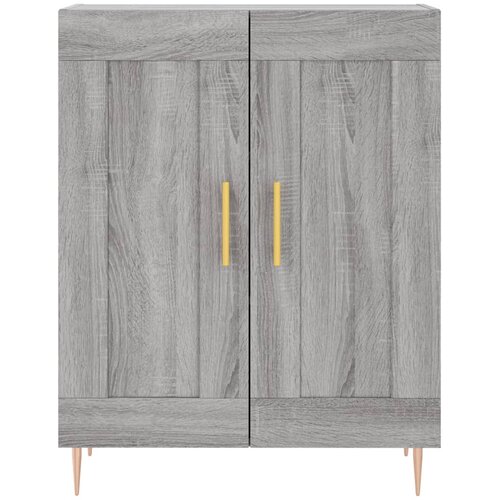 Visoka komoda siva sonome 69,5x34x180 cm od konstruiranog drva Slike