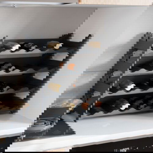 vidaXL Stalak za vino za 24 boce PP složivi Cijene