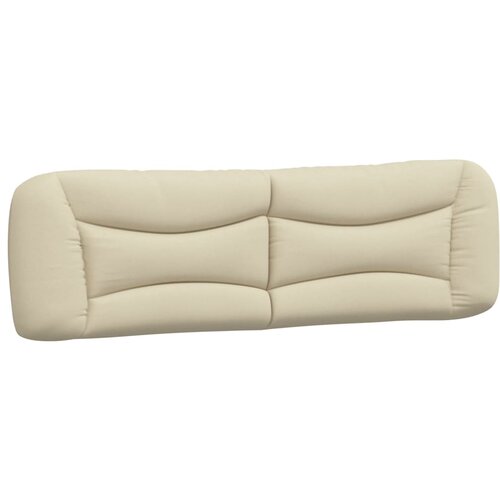 VidaXL Vzglavna stranica krem 180 cm blago, (21038420) Slike