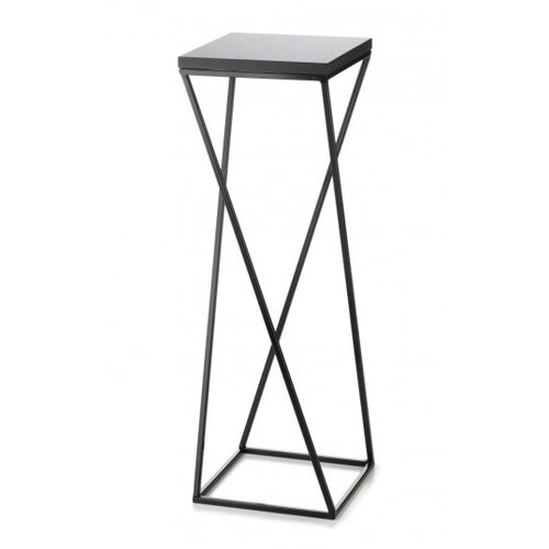  Stalak za cveće LOFT 70x24 cm, crne boje Slike