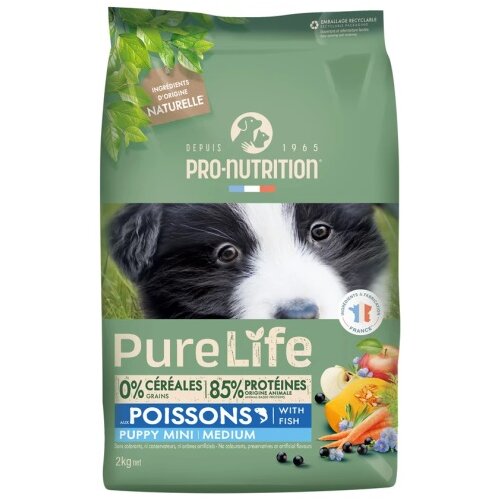 Pro Nutrition pure life dog hrana za pse - mini/medium puppy 2kg Cene