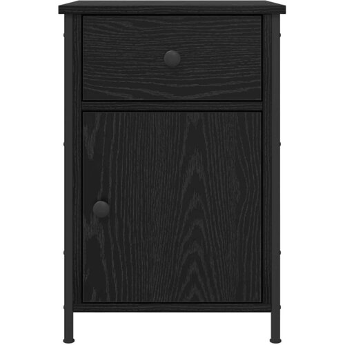  Noćni ormar 2 pcs Crni hrast 40 x 42 x 60 cm Konstruirano drvo Slike