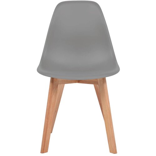 Maison Chic Jedilni stoli - Vzorci stoli 2 kosa siva plastika A3, (22032791) Cene