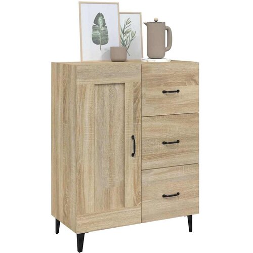  Komoda boja hrasta sonome 69,5x34x90 cm od konstruiranog drva Slike