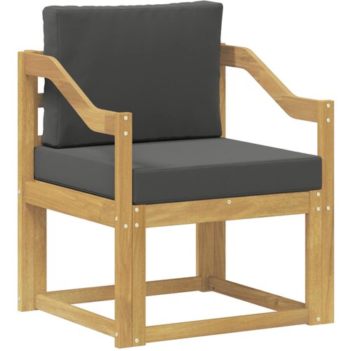 vidaXL 2 Komad Set vanjskih sofa Poliester Bijela i Antracit - bijela i antracit Nagnuto Cijene