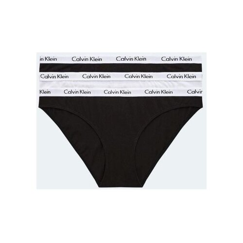 Calvin Klein Jeans Spodnje hlače 000QD3587E 3P THONG Večbarvna Slike