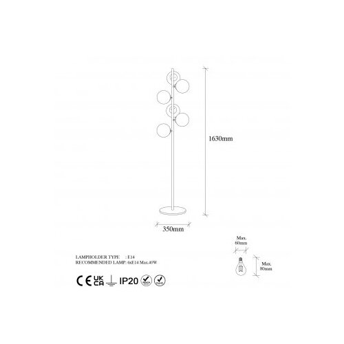 Opviq Fazli 10505 Podna lampa Slike