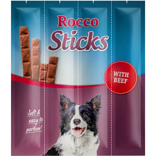 Rocco Ekonomično pakiranje Sticks - Govedina 3 x 12 komada (360 g)
