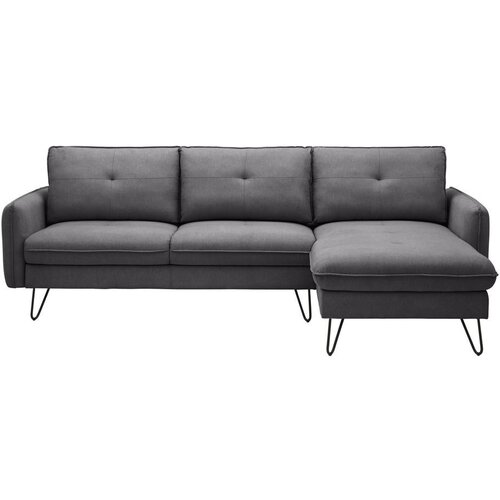Bessagi Home sedežna garnitura levi, temno siva, relax funkcija Slike