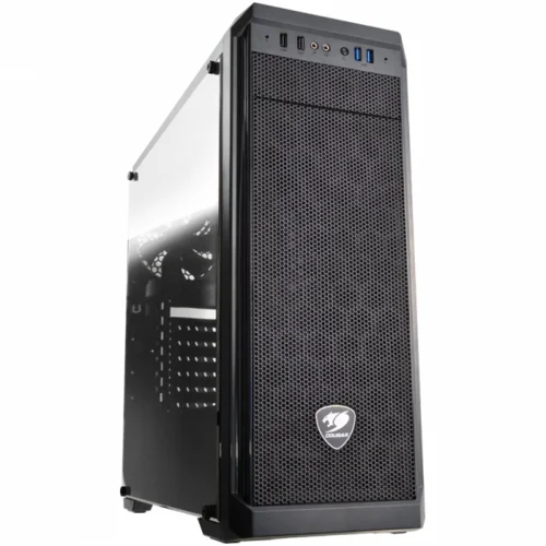 Cougar | MX330-G | PC Case | Mid Tower / Mesh Front Panel / 1 x 120mm Fan / TG Left Panel