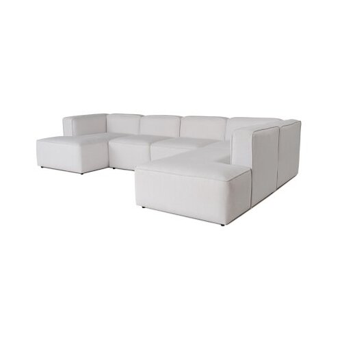 Atelier Del Sofa ugaona garnitura More Pars (M5 M1 M1 M2 M3) White Cene