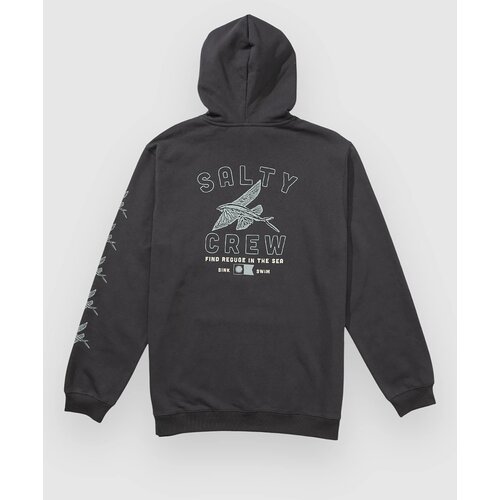 Salty Crew Super Fly Pulover s kapuco charcoal Slike