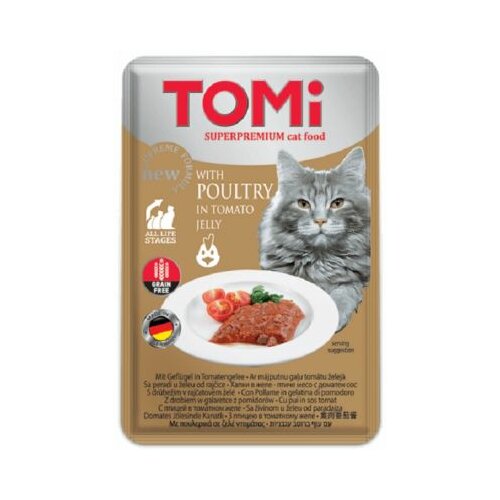 Tomi gF Cat sos za mačke - Piletina i paradajz 100g Slike