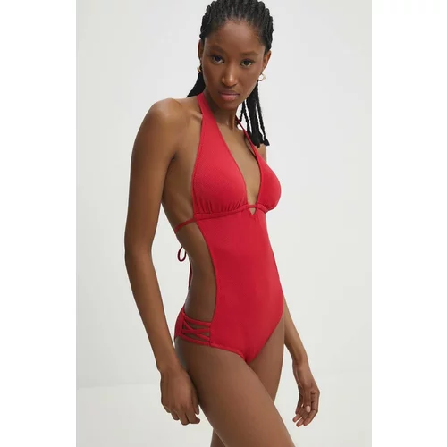 Answear Lab Jednodijelni kupaći kostim boja: crvena, lagano učvršćene košarice