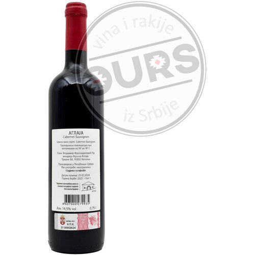  Aglaja Cabernet Sauvignon 0,75L Slike
