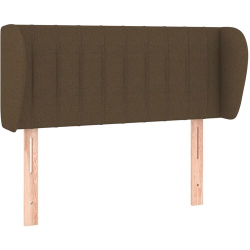 Maison Chic vzglavna omarica - nočna omarica - posteljna omarica z u&scaron;esi temno rjavo 83x23x78/88 cm blago, (21710970) Cene