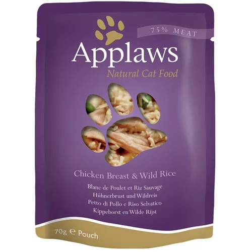 Applaws vrećice 12 x 70 g - Piletina i divlja riža