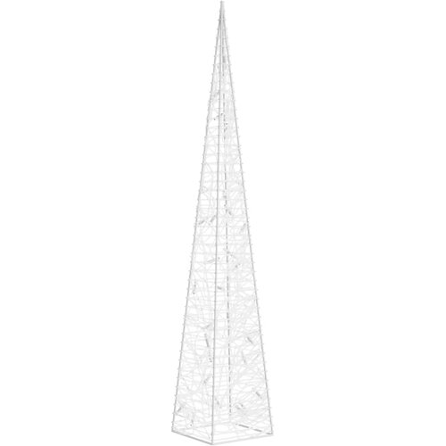  Akrilni ukrasni stožac s LED svjetlima plavi 60 cm Slike