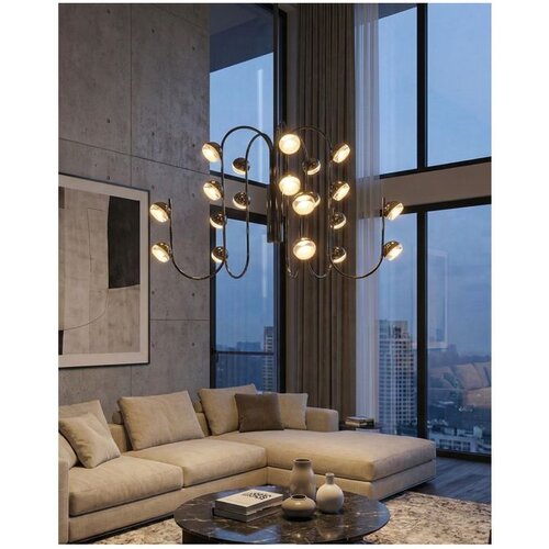 Opviq luster Aster 2843-20A-24, LED 50 W, sivi Cene