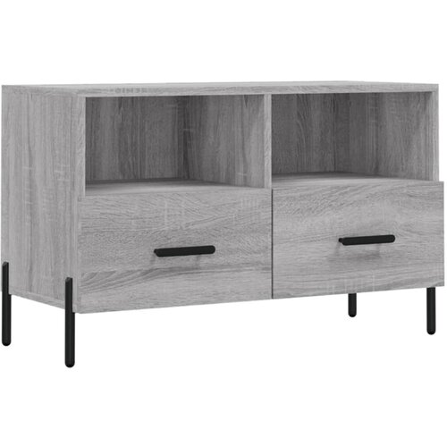 Maison Chic TV omarica - TV enota - Televizijska omarica siva sonoma 80x36x50 cm inženirski les, (21700675) Slike
