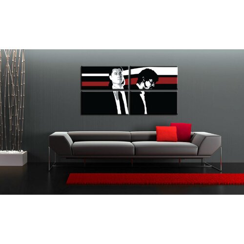  Ručno slikane slike na platnu pop art pulp fiction Slike