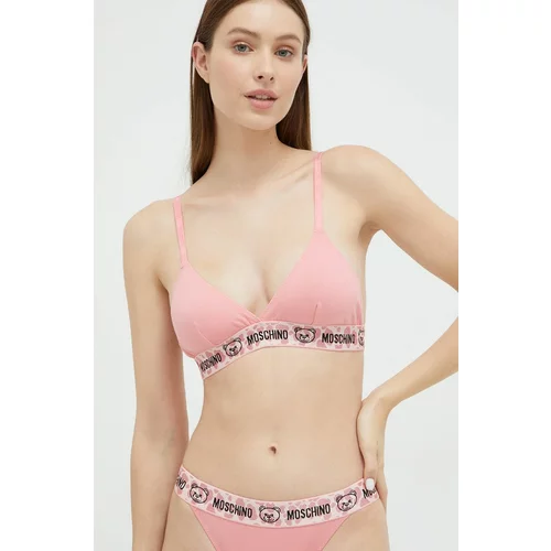 Moschino Underwear Grudnjak boja: ružičasta, s uzorkom