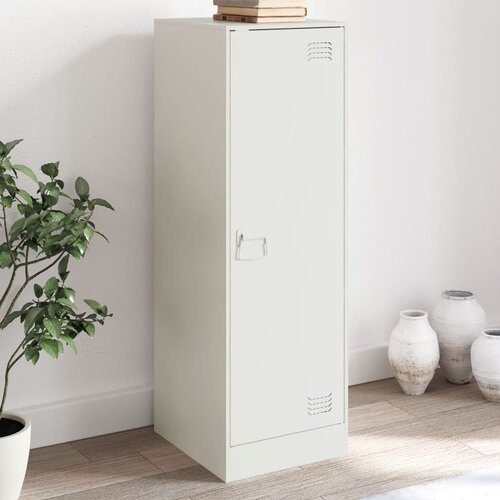  The Living Store Komoda bela 34,5x39x107 cm jeklo - Komoda, (21498643) Cene