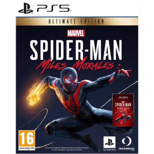 Sony Entertainment Igra za PlayStation 5 Spider-Man Miles Morales Ultimate Edition Slike