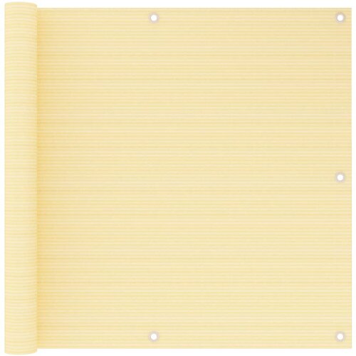 vidaXL balkonski zastor bež 90 x 600 cm HDPE Cene