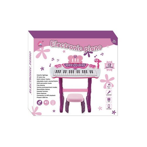  Electronic piano, igračka, klavir za devojčice, set sa stolicom ( 870242 ) Cene