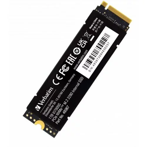 Verbatim vgradni SSD disk Vi7000G Internal PCIe NVMe M.2 SSD 1TB