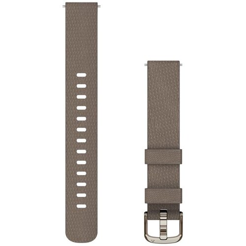 Garmin remen za Lily 2, 14 mm, najlon boje kave, krem-zlatni metalni dijelovi Cijene
