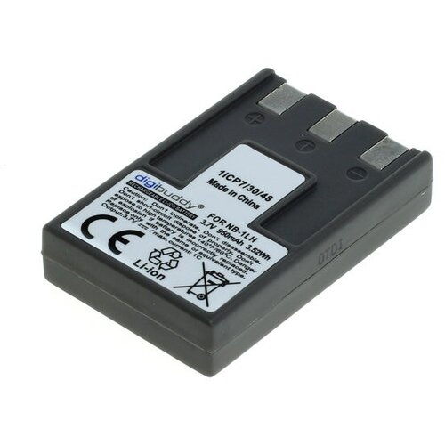 Digibuddy baterija NB-1L za canon ixus 330 / 400 / V2 / V3, 950 mah kompatibilnost s originalnom baterijom Cijene