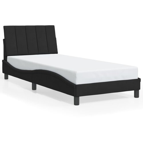  Okvir kreveta s LED-om bez madraca Hanko crni 80 x 200 cm bar&amp;scaron;unasti Slike