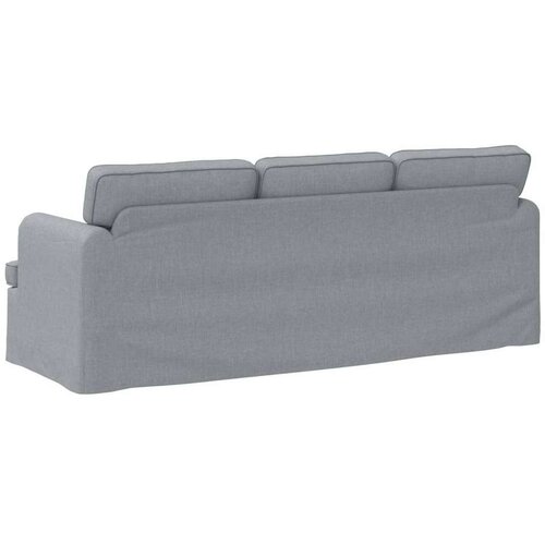 SOFA Svijetlo siva 142 x 80 x 85 cm Metal Slike