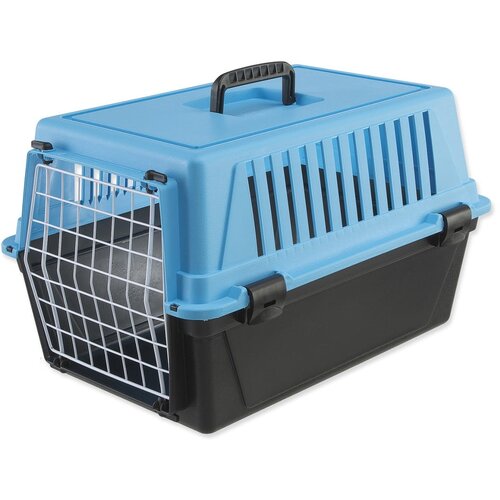 Plaček Pet Products Črn/svetlo moder boks za hišne ljubljenčke 37x58 cm Ferplast Atlas 20 – Cene
