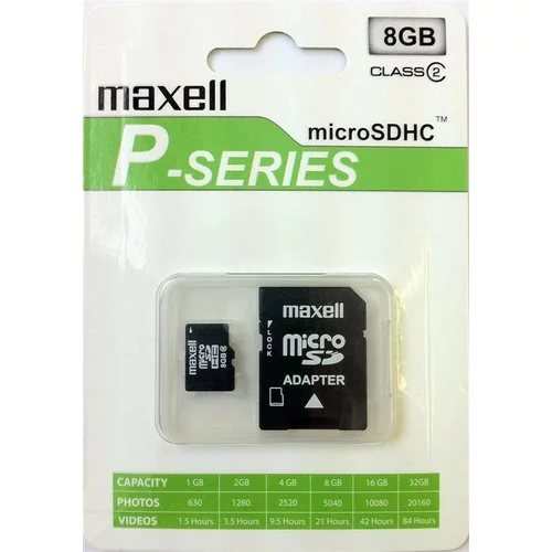 Maxell Spominska kartica Micro 8GB