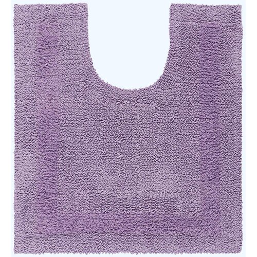 HOMESCAPES preproga contour wc iz bombaža, 50 x 55 cm &ndash; lila, (5000165935) Cene