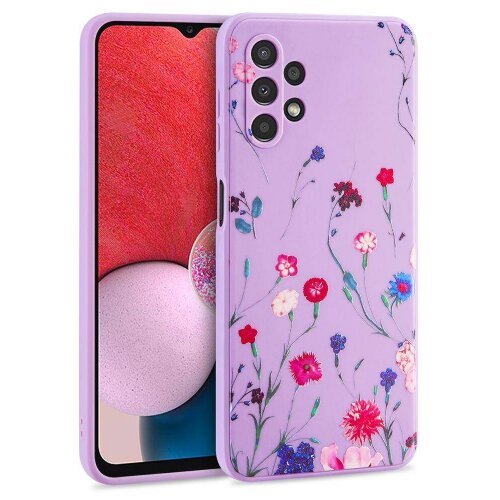 Onasi Liquid silikonski ovitek Pomlad za Samsung Galaxy A14 - vijola Cene