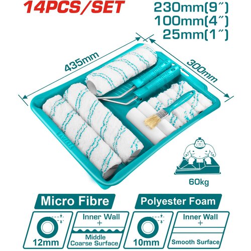 Total 14-dijelni set za slikanje (za unutarnje zidove) (THT862302) Slike