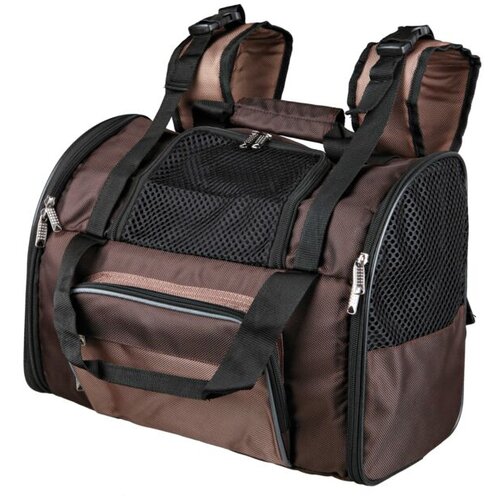 Trixie Shiva ranac za psa 41×30×21 cm braon/bež do 8 kg Cene