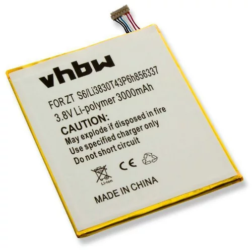 VHBW Baterija za ZTE Blade S6 / G719C / Lux Q7, 3000 mAh