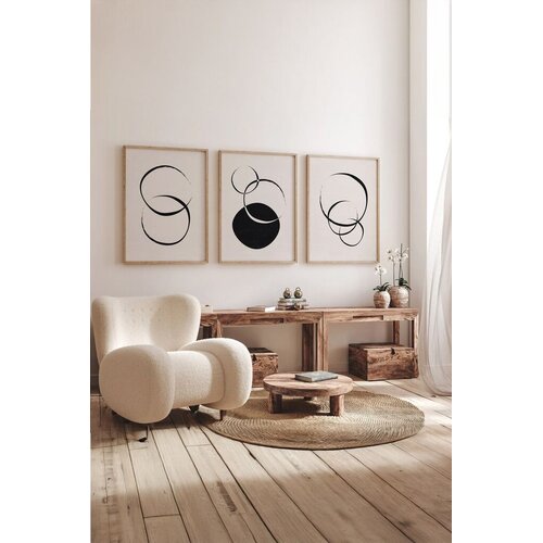 Wallity slika 3Dartsoho79, 3 dijela, 33 x 48 cm Cijene