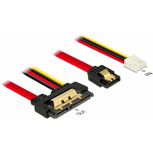 Delock adapter SATA 7pin+4pin Ž, 30cm, 85234 Cene
