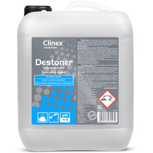 Clinex Močan koncentrat za odstranjevanje vodnega kamna za gostinsko opremo Destoner 5L, (21389270) Cene