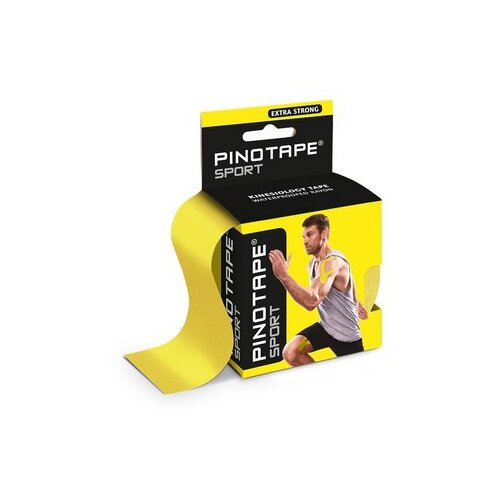 Pino PINOTAPE&reg; Sport, neonsko rumena, 5 cm x 5 m Cene