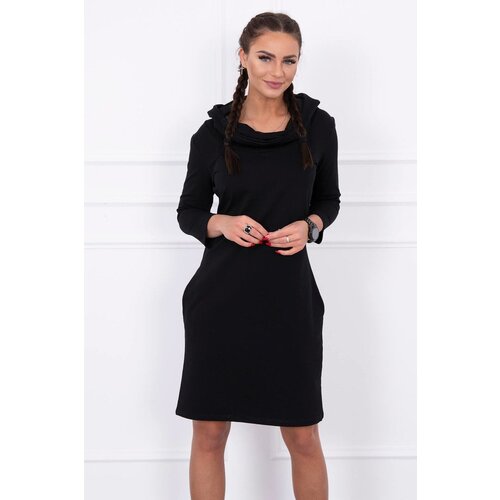 Kesi Dress with a hood and pockets black Cijene